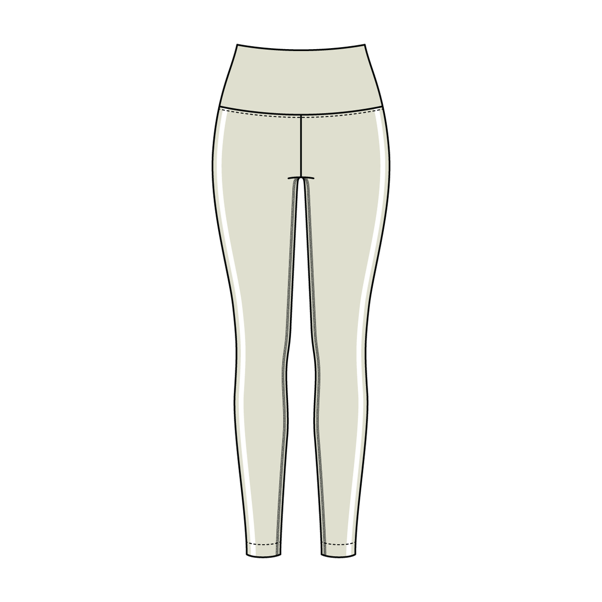 Women’s High Rise Legging with Contrast Binding