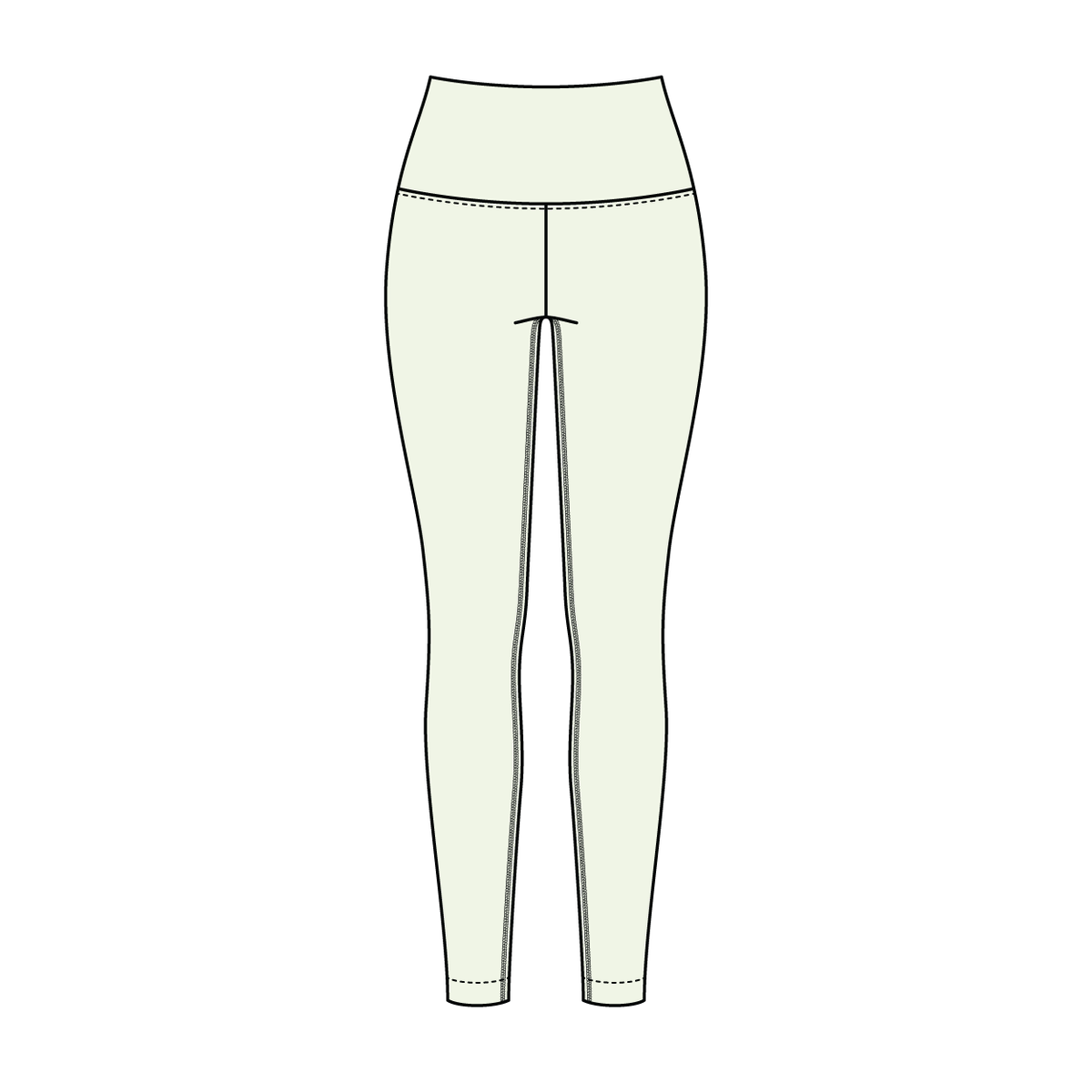 Women’s High Rise Legging with Contrast Binding