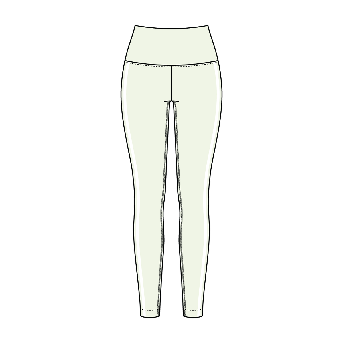 Women’s High Rise Legging with Contrast Binding