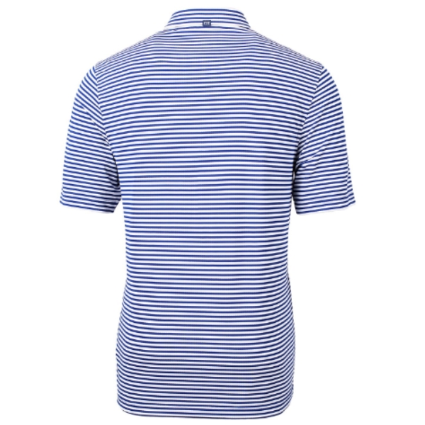 Virtue Eco Pique Stripe Recycled Mens Polo