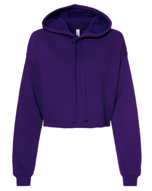 Women's Cropped Fleece Hoodie