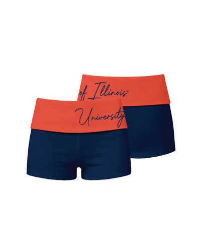 University of Illinois Sporty Foldover Short
