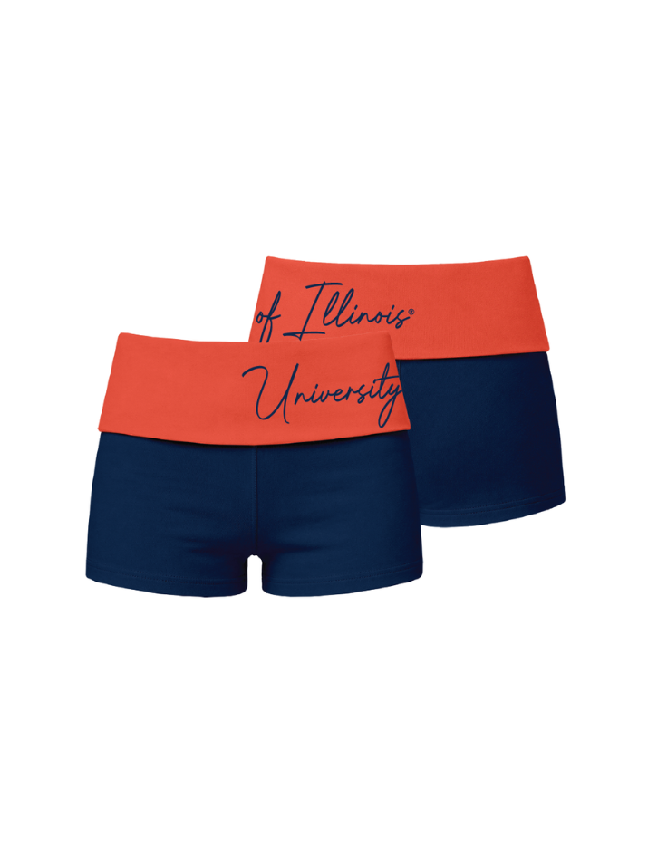 University of Illinois Sporty Foldover Short