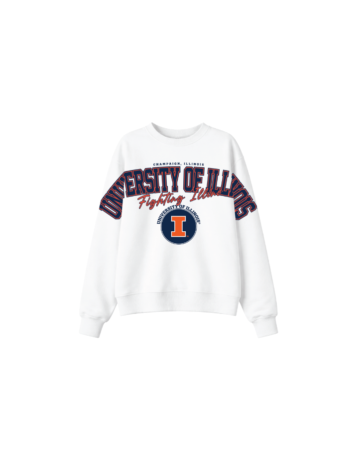 University of Illinois Backdrop Dolman