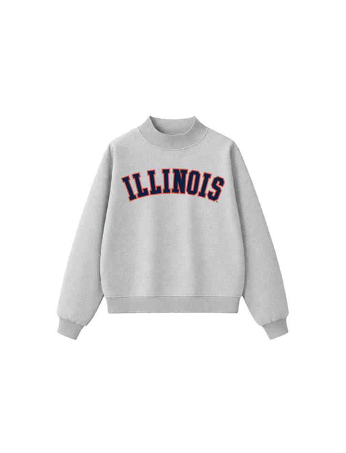 University of Illinois College Mockneck - The Collegiate Lineup