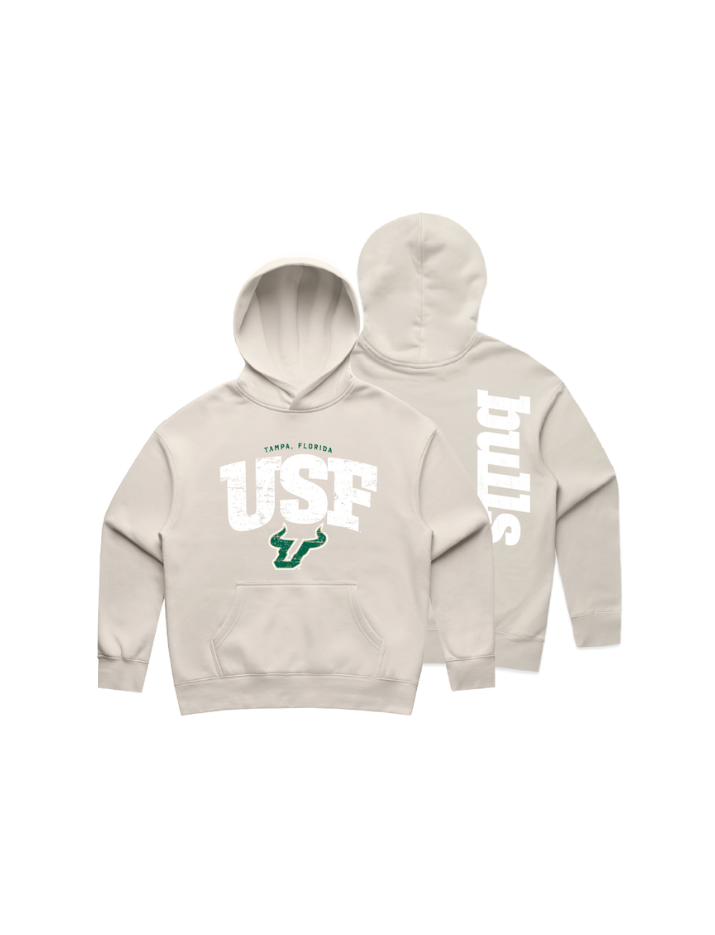 University of South Florida Faded Varsity Hoodie - The Collegiate Lineup