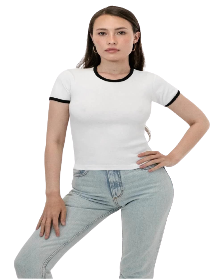 ORIGINAL BABY RIB TEE - The Collegiate Lineup