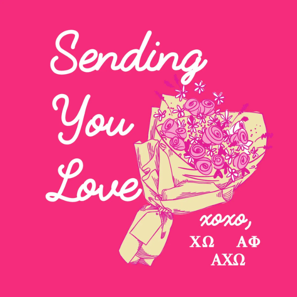 Chi Omega x Alpha Phi x Alpha Chi Omega Floral – 2687