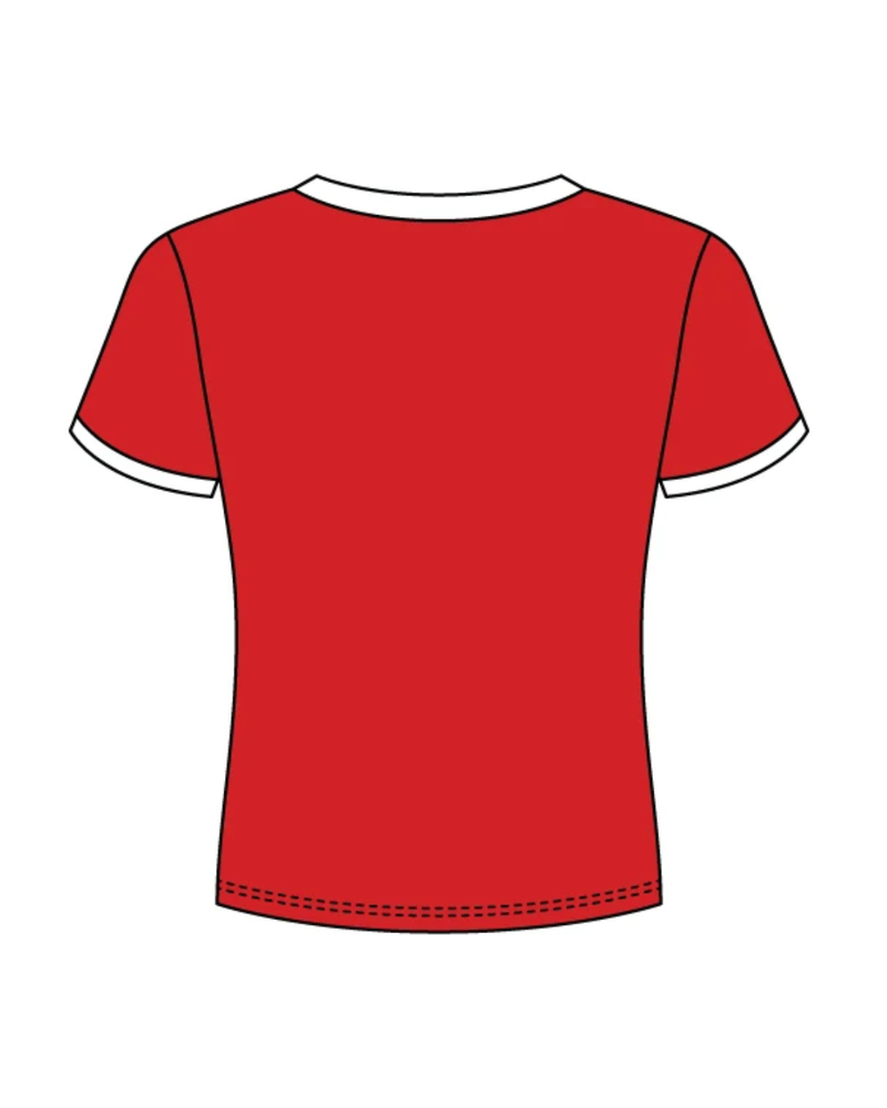 Ringer Long Crop Baby Tee