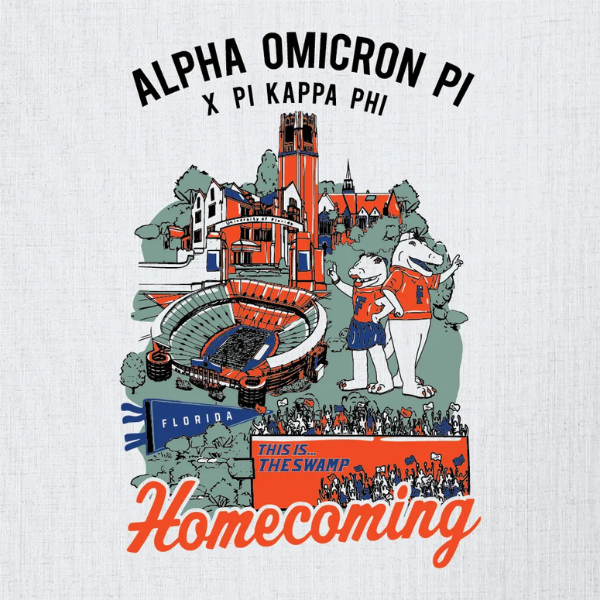 Alpha Omicron Pi x Pi Kappa Phi Collegiate Mascot Homecoming – 3169