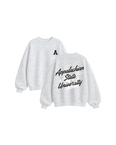 Appalachian State University Oversized Fleece Crewneck