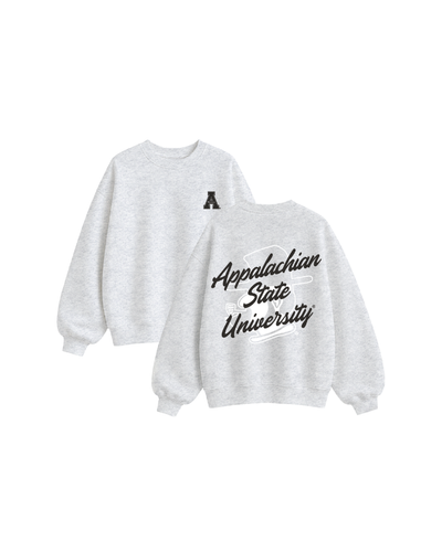 Appalachian State University Oversized Fleece Crewneck