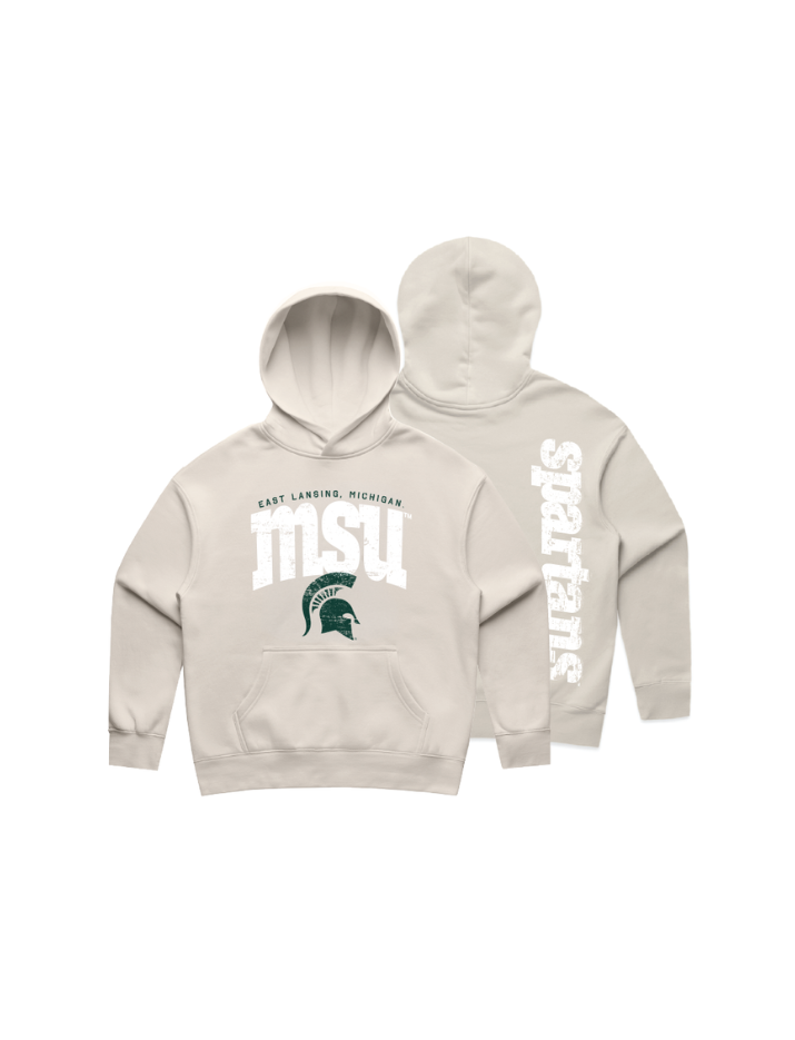 Michigan State University Faded Varsity Hoodie