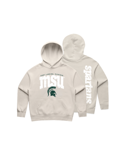 Michigan State University Faded Varsity Hoodie