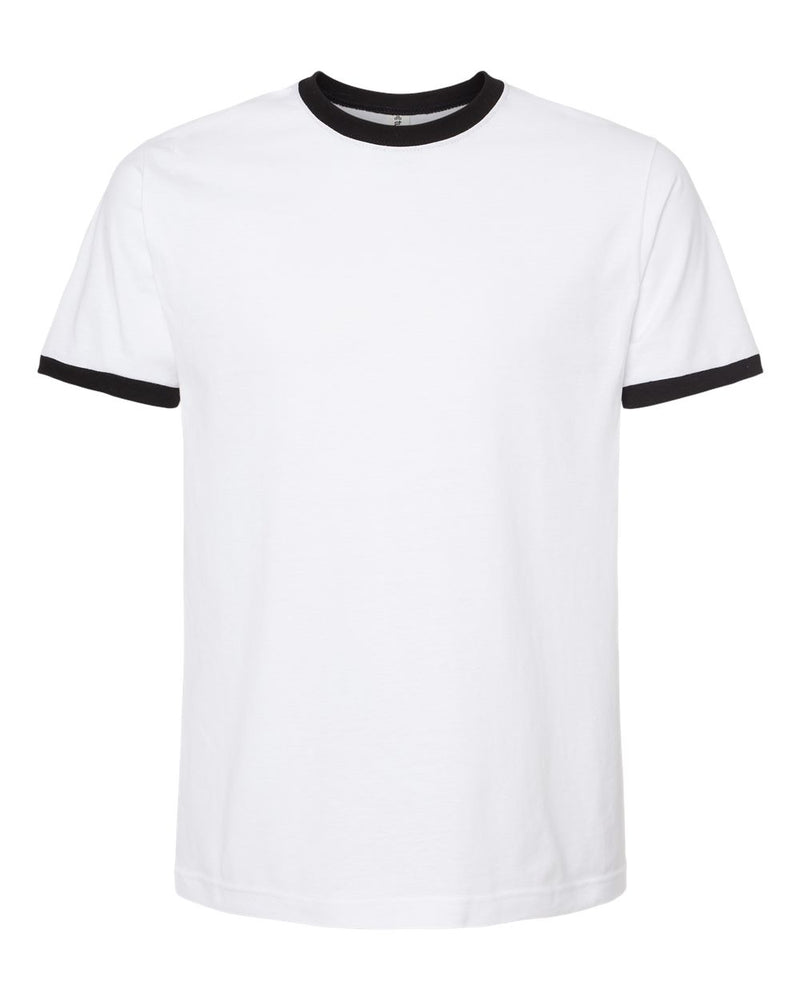 Unisex Fine Jersey Ringer T-Shirt