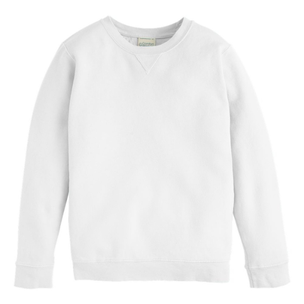Youth Garment-Dyed Crewneck Sweatshirt