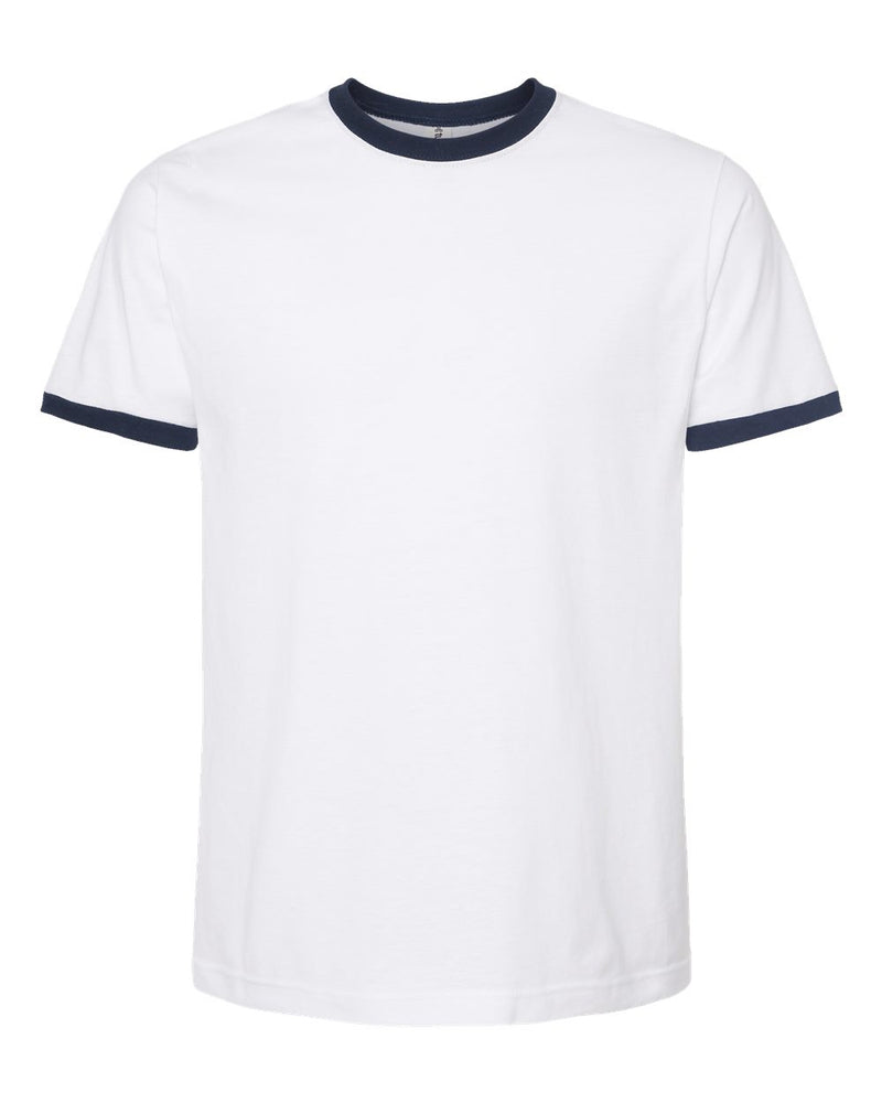 Unisex Fine Jersey Ringer T-Shirt
