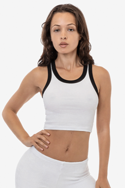 Sporty Baby Rib Crop Tank