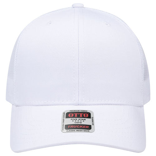 OTTO CAP® 6 Panel Mid Profile Mesh Back Trucker Hat - 112-1