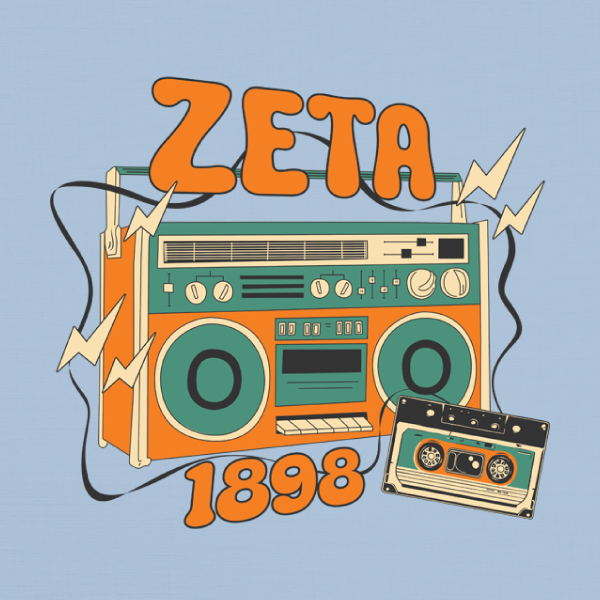 Zeta Tau Alpha Retro Boombox – 2135