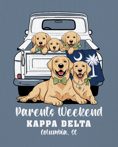 Kappa Delta Parents Weekend Animals T-Shirt - 3598