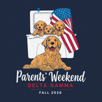 Delta Gamma Parents Weekend Animals T-Shirt - 3599