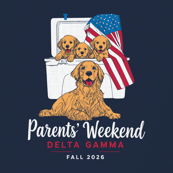 Delta Gamma Parents Weekend Animals T-Shirt - 3599