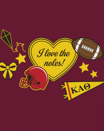 Kappa Alpha Theta Game Day Sports T-Shirt - 3619