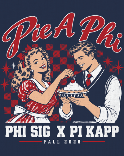 Phi Sigma Sigma Fall Rush Foods T-Shirt - 3623
