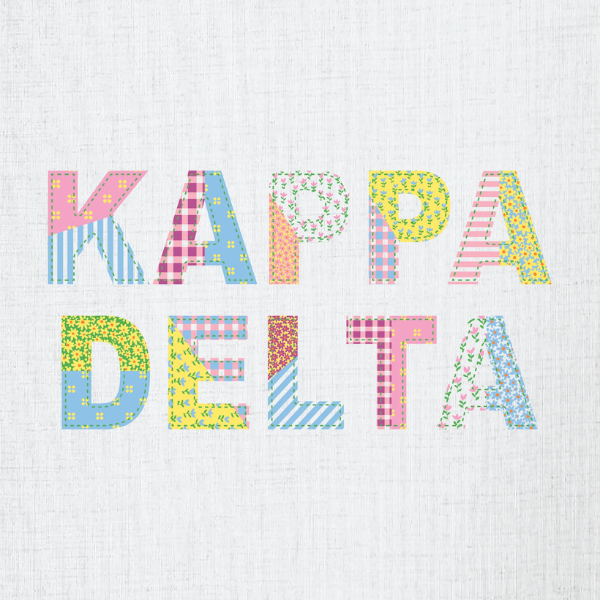 Kappa Delta Patchwork – 2865