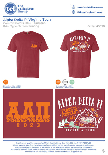 Alpha Delta Pi Virginia Tech #5590