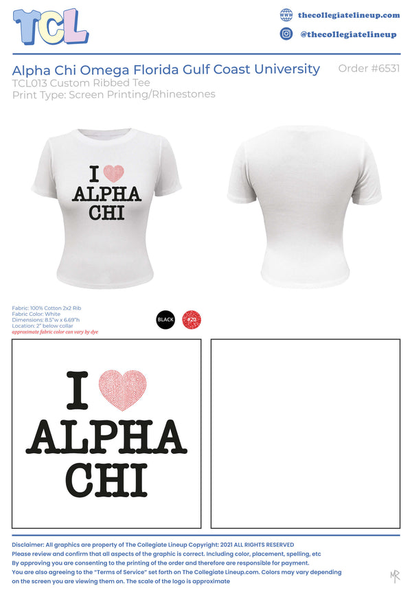 Alpha Chi Omega Florida Gulf Coast University #6531