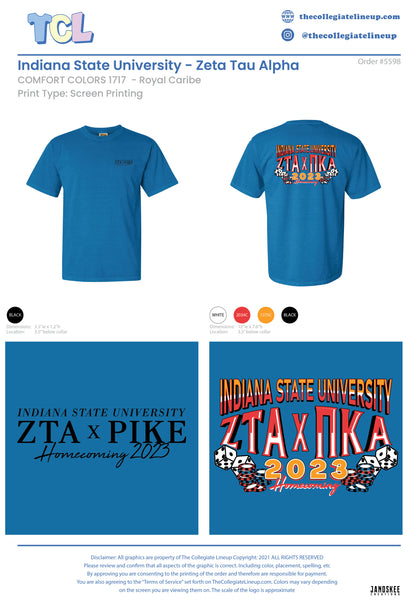 Zeta Tau Alpha Indiana State University #5598