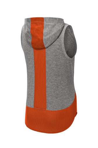 Ladies PosiCharge ® Tri-Blend Wicking Draft Hoodie Tank