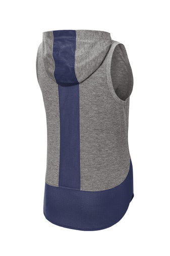 Ladies PosiCharge ® Tri-Blend Wicking Draft Hoodie Tank