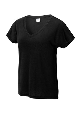 Ladies PosiCharge ® Tri-Blend Wicking Dolman Tee