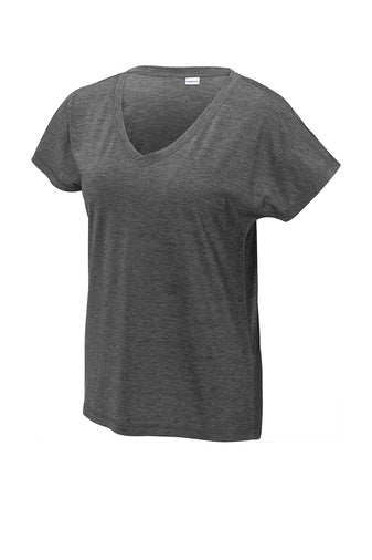 Ladies PosiCharge ® Tri-Blend Wicking Dolman Tee