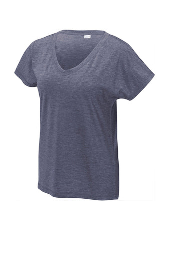 Ladies PosiCharge ® Tri-Blend Wicking Dolman Tee