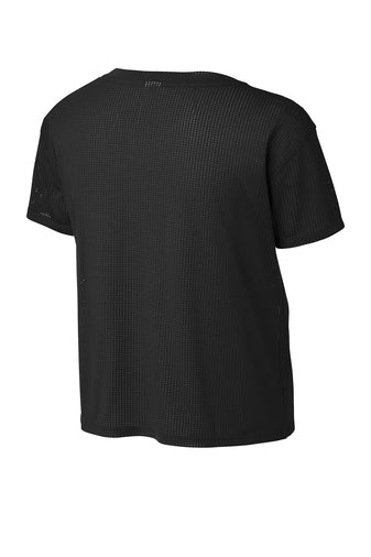 Ladies PosiCharge® Draft Crop Tee