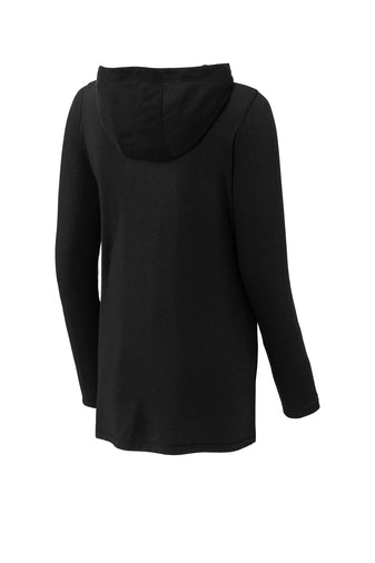 Ladies PosiCharge ® Tri-Blend Wicking Long Sleeve Hoodie