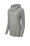 Ladies PosiCharge ® Tri-Blend Wicking Long Sleeve Hoodie