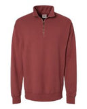 Garment-Dyed Quarter-Zip Sweatshirt