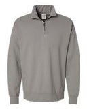 Garment-Dyed Quarter-Zip Sweatshirt
