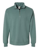 Garment-Dyed Quarter-Zip Sweatshirt