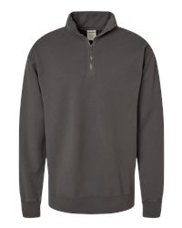 Garment-Dyed Quarter-Zip Sweatshirt