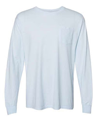 Garment Dyed Long Sleeve T-Shirt With a Pocket