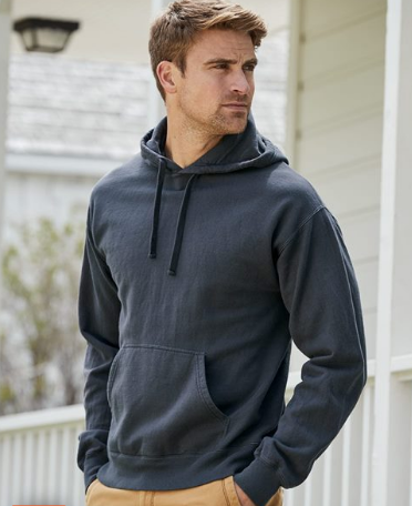 Garment Dyed Unisex Hooded Pullover Sweatshirt