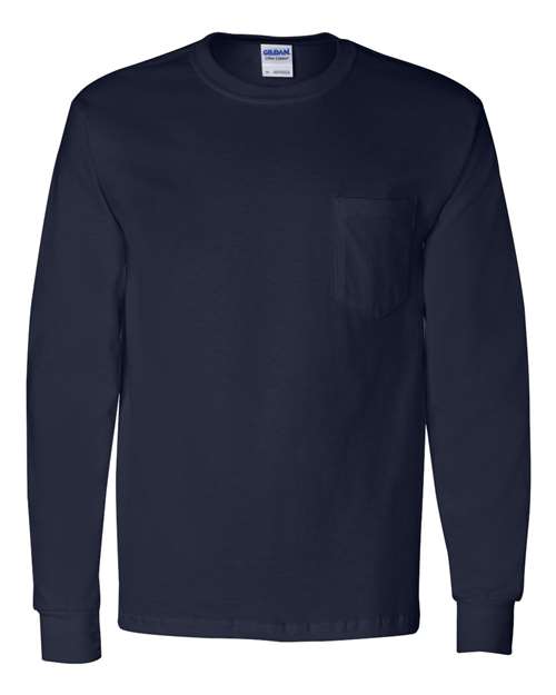 Ultra Cotton® Long Sleeve Pocket T-Shirt