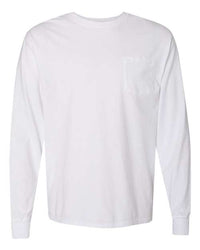 Garment Dyed Long Sleeve T-Shirt With a Pocket