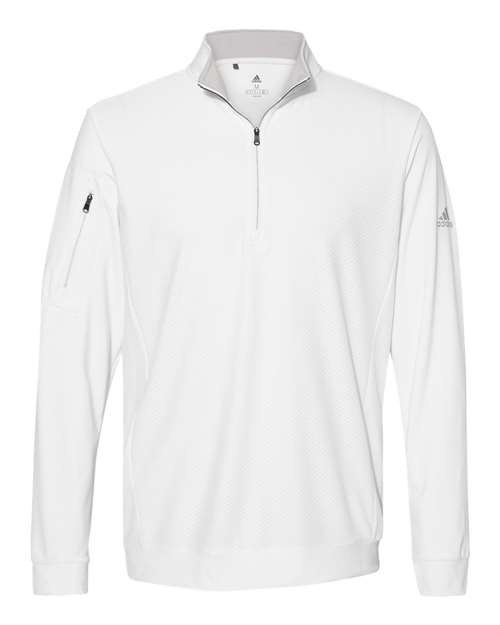Performance Textured Quarter-Zip Pullover